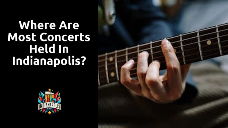 Where are most concerts held in Indianapolis?
